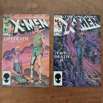 Buy UNCANNY X-MEN #186 And #198 LIFE-DEATH X-Men '97 VF/NM • 12.59£