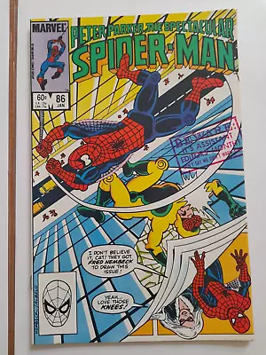 Buy Peter Parker, The Spectacular Spider-Man #86 1984 VFINE- 7.5 Black Cat, Fly • 4.99£