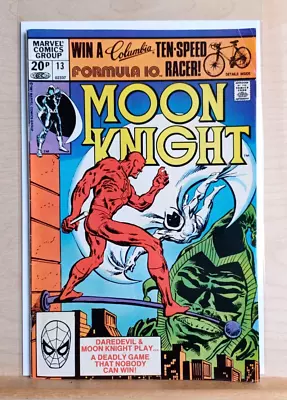 Buy Moon Knight (Vol. 1) #13 (Moench & Sienkiewicz) Feat. Daredevil (1981) FN- 5.5 • 8.50£