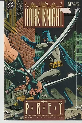 Buy Dc Comics Batman Legends Of The Dark Knight #15 (1991) 1st Print G • 2£