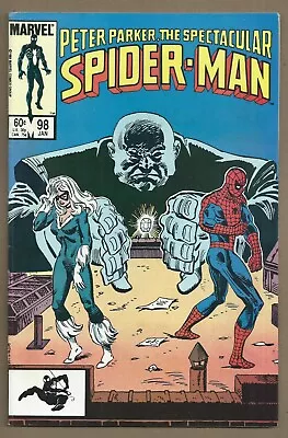 Buy 🔥spectacular Spider-man #98*marvel 1985*al Milgrom*1st Spot*kingpin*nm/vf* • 31.86£