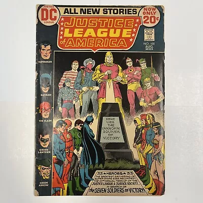 Buy Justice League Of America #100 , DC 1972Comic, 1st Nebula Man,  GD+ • 4.76£