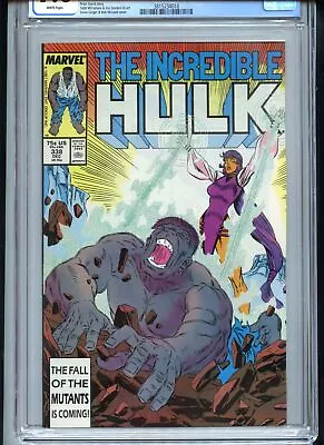 Buy Incredible Hulk #338 CGC 9.6 White Pages McFarlane • 78.98£