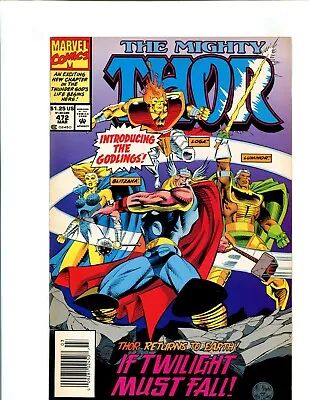 Buy The Mighty Thor #472 - Introducing The Godlings! (9.2 OB) 1994 • 2.41£