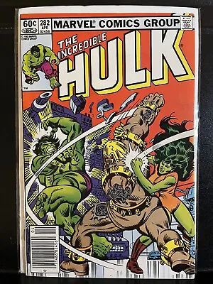 Buy Incredible Hulk #282 (1983 Marvel) 1st She-Hulk Team-Up We Combine Shipping • 7.88£