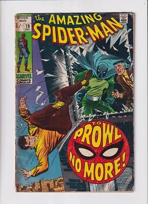 Buy Amazing Spider-Man (1963) #  79 UK Price (2.0-GD) (468749) Prowler 1969 • 18£