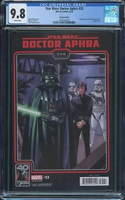 Buy Star Wars Doctor Aphra 33 CGC 9.8 1st Starweird Sprouse Return Jedi Marvel 2023 • 31.62£
