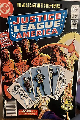 Buy Justice League Of America #203 ~ 1982 ~1st Team Appearance 2nd Royal Flush Gang • 4.75£