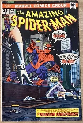 Buy AMAZING SPIDER-MAN #144, 1975 1st Full Appearance Of Gwen Stacy's Clone! VG • 23.71£