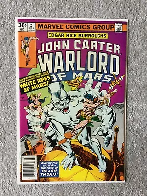 Buy John Carter Warlord Of Mars 2 (1977) High Grade News Stand Cents Copy • 20£