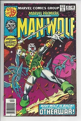 Buy Marvel Premiere #45 VF (8.0) 1978 - Super Perez Man-Wolf Cover & Art • 15.99£