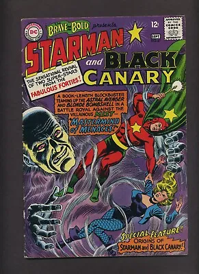 Buy Brave And The Bold 61 (VG) Black Canary & Starman Origin! 1965 DC Comics S101 • 28.46£