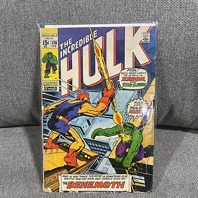 Buy The Incredible Hulk 136 Marvel Comic Book, THE BEHEMOTH • 11.86£