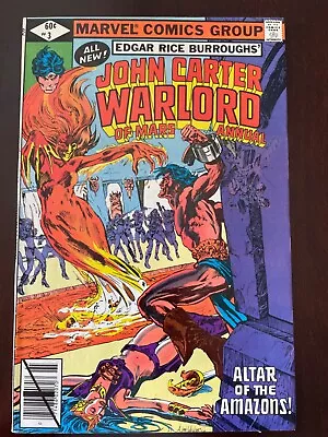 Buy John Carter Warlord Of Mars Annual #3 Vol 1 (Marvel, 1979) High Grade • 7.28£