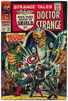 Buy Strange Tales #161 (1967) * Doctor Strange * Nick Fury * Jim Steranko * VG/F * • 32.53£