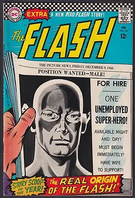 Buy Flash #167 Origin Of Flash FN/VF 7.0 DC Comic 1967 • 20.51£