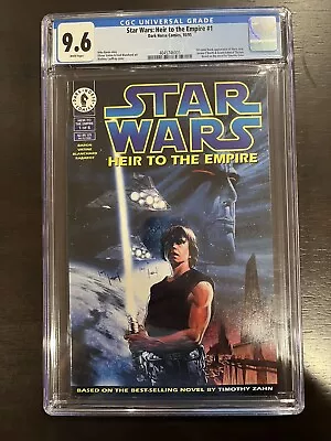 Buy Star Wars Heir To The Empire #1 CGC 9.6 1995! Dark Horse 1st Thrawn Mara Jade • 157.33£