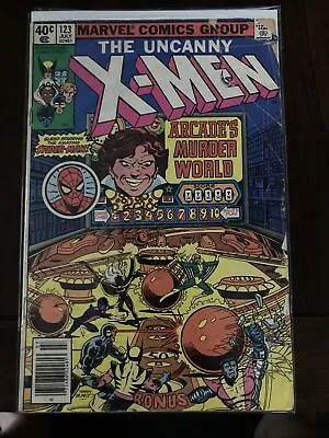Buy Uncanny X-Men #123 (1979) Spider-Man Cameo App | Newsstand | • 23.99£
