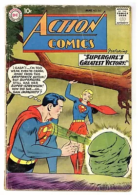 Buy Action Comics 262 DC 1960 Supergirl! Lois! Superman! Jimmy O! Kryptonite! C611 • 45.73£