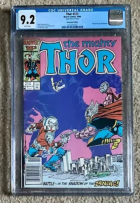 Buy Thor #372 CGC 9.2 - First TVA Appearance - Mark Jewelers Insert - 1986 • 98.55£