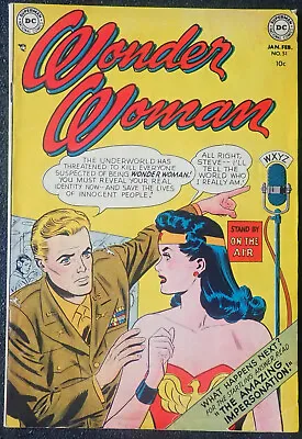 Buy Wonder Woman #51 AMAZINGLY BEAUTIFUL 1952 • 284.18£
