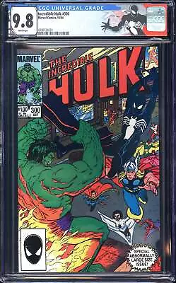 Buy Incredible Hulk #300 CGC 9.8 (1984) Black Suit Spider-Man App! L@@K! • 200.02£