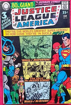 Buy Justice League Of America 58 DC 1967 80 Pg Giant Batman Superman • 44.99£