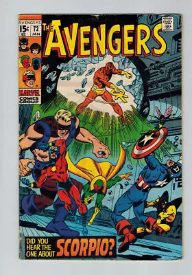 Buy Avengers (1963) #  72 (4.5-VG+) (284824) 1st Appearance Zodiac 1970 • 20.25£