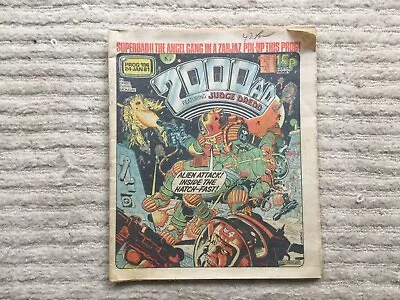 Buy Vintage 2000ad Comic Prog 196 - Jan 81 Judge Dredd Strontium Dog • 3£