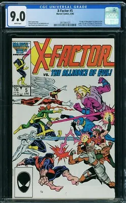 Buy X-Factor #5 (Marvel, 6/86) CGC 9.0 VF/NM (1st App. Of APOCALYPSE In Cameo)  KEY  • 62.94£