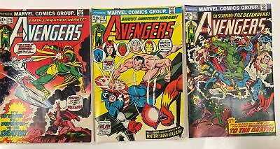 Buy Avengers #116-#118 Defenders War! Marvel Comics 1973 VF/FN 3 Book Lot Hot Keys • 35.97£