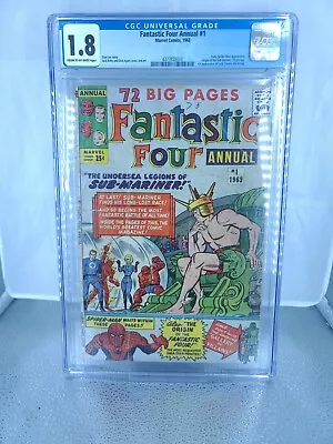 Buy Fantastic Four Annual 1 CGC 1.8 (1st App Of Lady Dorma & Krang) -Not Pressed- • 159.90£