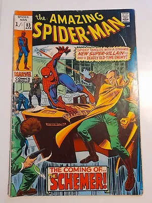 Buy Amazing Spider-Man #83 F83 1970 Fair/Good 1.5 1st Appearance Of The Schemer • 9.99£