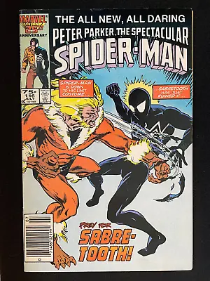 Buy Spectacular Spider-Man #116 (Marvel 1986) NEWSSTAND 1st Foreigner! Kraven • 10.29£