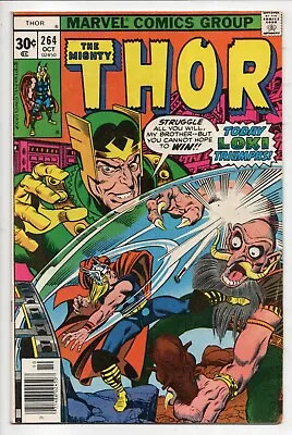 Buy The Mighty Thor  #264    (  Fn/vf   7.0  )  264th  Issue Thor Vs Loki • 3.60£