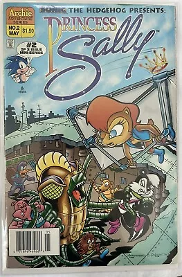 Buy SONIC The Hedgehog Presents: Princess Sally #2 ARCHIE Adventure Series MAY 1995 • 7.99£