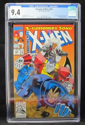 Buy Uncanny X-Men #295 CGC Graded 9.4 NM Marvel White Pages Comic Book. • 98.56£