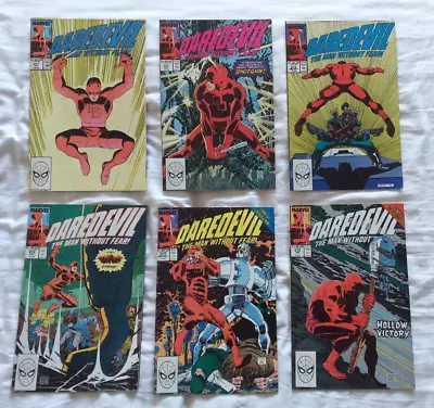 Buy Daredevil 1989 1990 6 Comic Run Lot 271 272 273 274 275 & 276 • 6£