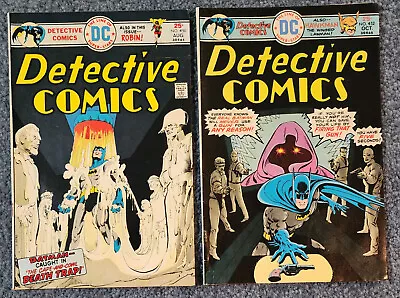 Buy Detective Comics #450 + 452 DC Comics 1975 Lot Of 2 Hawkman Appearance  - FN/VF • 25.29£