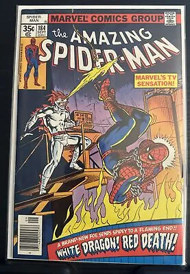 Buy Amazing Spider-Man 184 1st White Dragon & Dr. Philip Chang VF ++ • 17.61£