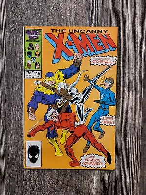 Buy The Uncanny X-Men Issue 215 Mar 1986 Marvel Comics ❌️❌️❌️ • 3.95£