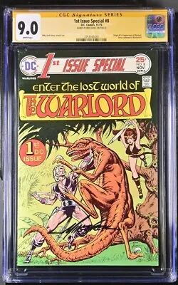 Buy 1st Issue Special The Warlord #8 DC Comics CGC Signature Series 9.0 Signed Mike • 199.12£