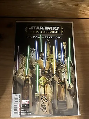 Buy Star Wars The High Republic: Shadows Of Starlight #1 Signed By Charles Soule • 19.71£