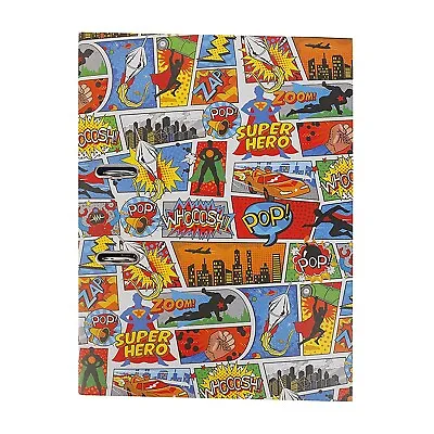 Buy Comic Ringbinder W/Superhero Silhouettes • 1.39£