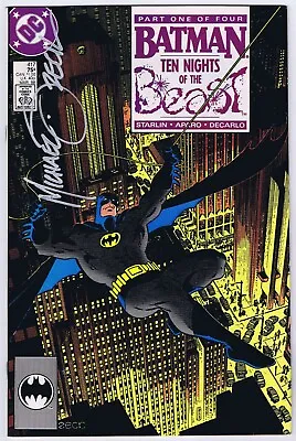 Buy Batman #417 VF/NM Ten Nights Of The Beast Signed W/COA Mike Zeck 1988 DC Comics • 74.89£