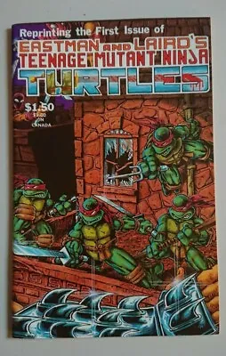 Buy Teenage Mutant Ninja Turtles Issue  #1 4th Printing 1985 Mirage Studios Comic  • 230£