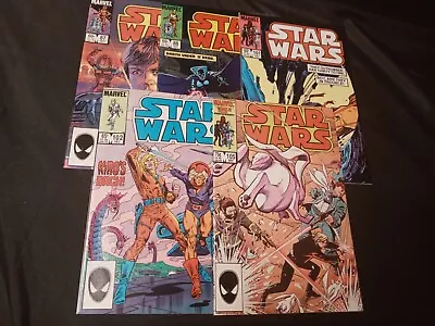 Buy Star Wars Lot Of (5) 87 - 88 - 101 - 102 -105 All Nm Marvel Comics • 63.32£