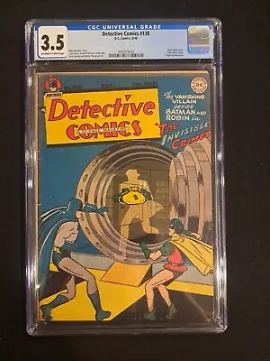Buy Batman Detective Comics 138 CGC 3.5 OWTW DC Comics 1948 Golden Age • 281.01£