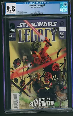 Buy Star Wars: Legacy #48 CGC 9.8 White Pages 1st Darth Havok Dark Horse 2010 • 55.93£