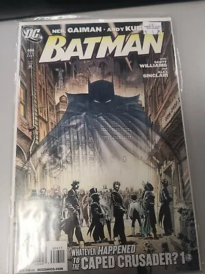 Buy Batman 686 Whatever Happened To The Caped Crusader Pt 1 Neil Gaiman Andy Kubert • 19.77£